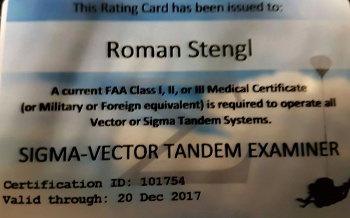 EXAMINER - Roman Štengl - certifikát
